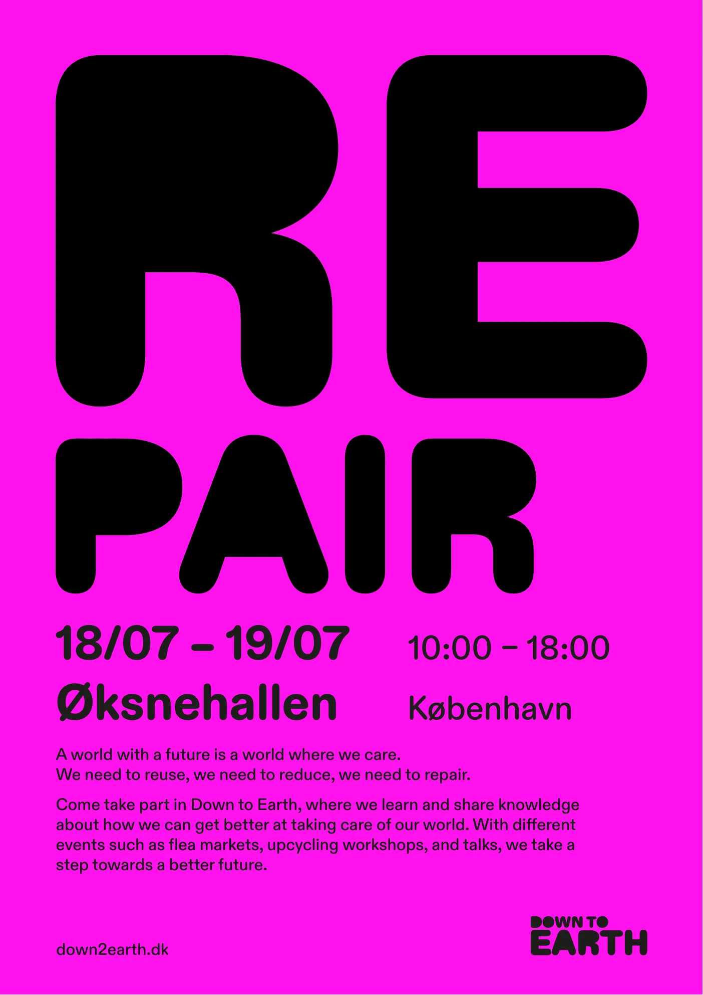 Down2Earth — Repair poster