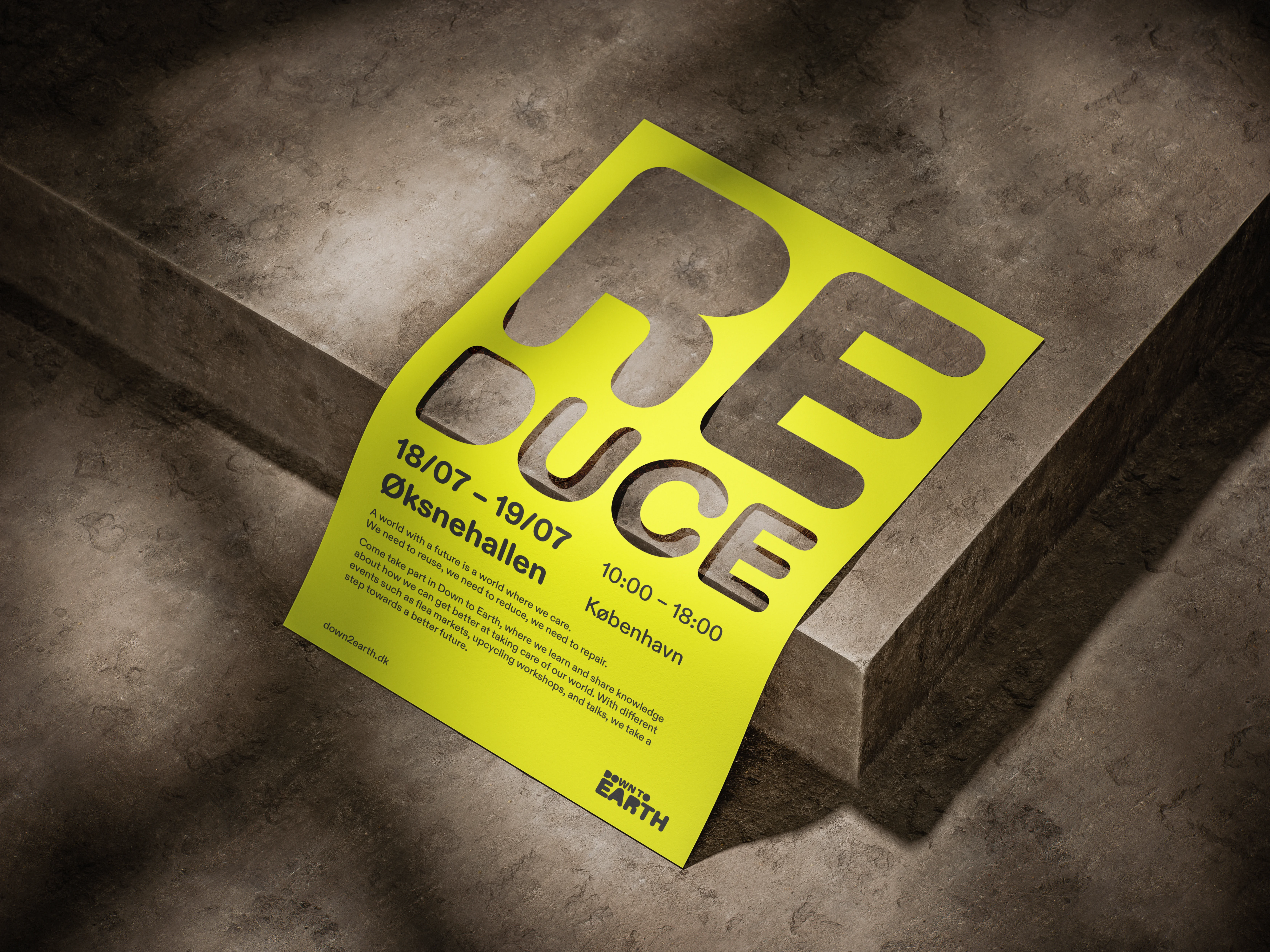 Down2Earth — Reduce mockup